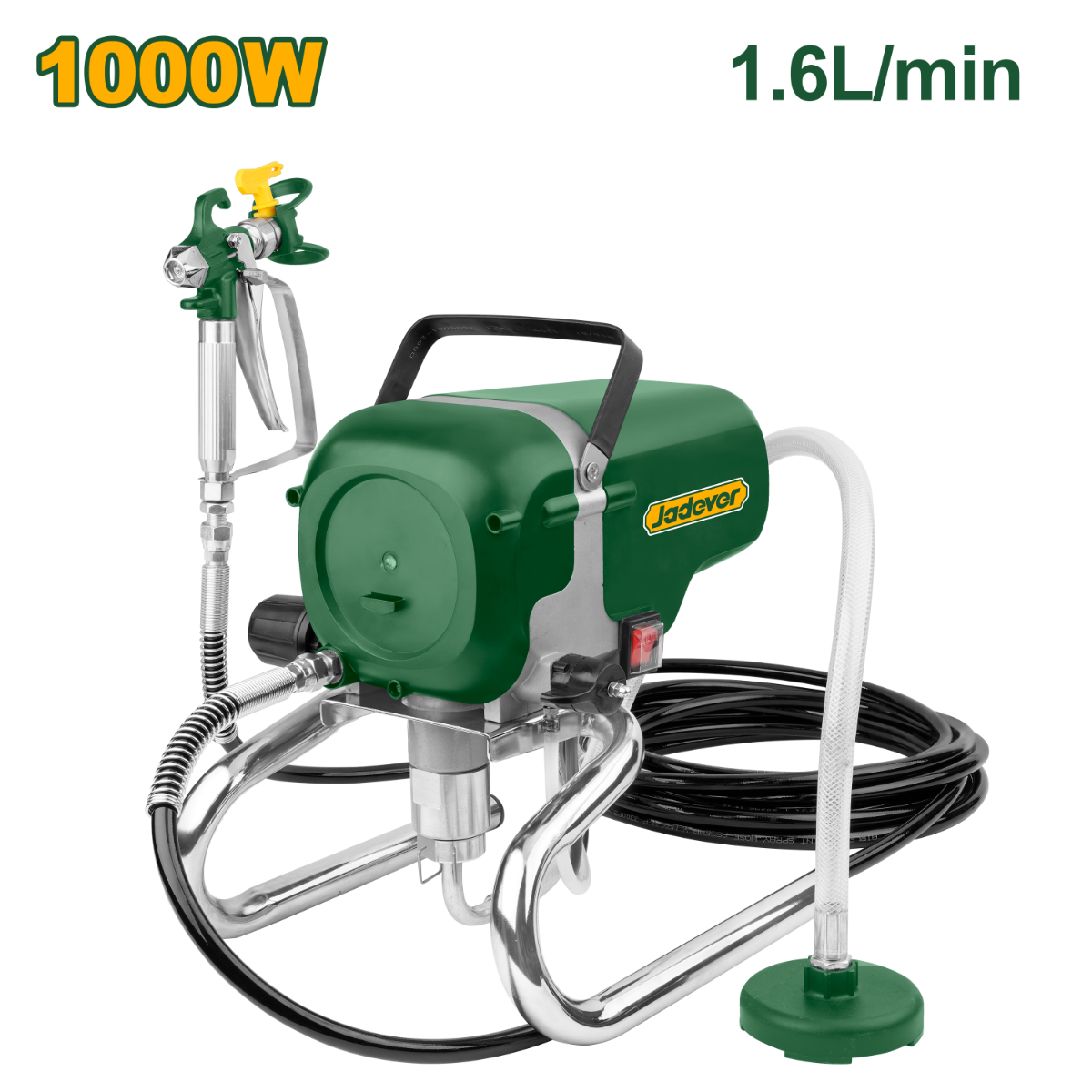 JADEVER Airless Painting Equipment 1000w 1600ml/min JDAY1A10