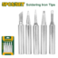 JADEVER Soldering iron tips 5 Pcs  JDEL8943