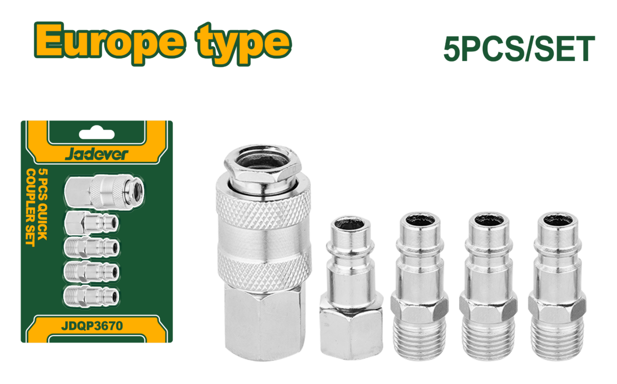 JADEVER 5 Pcs quick coupler set  JDQP3670