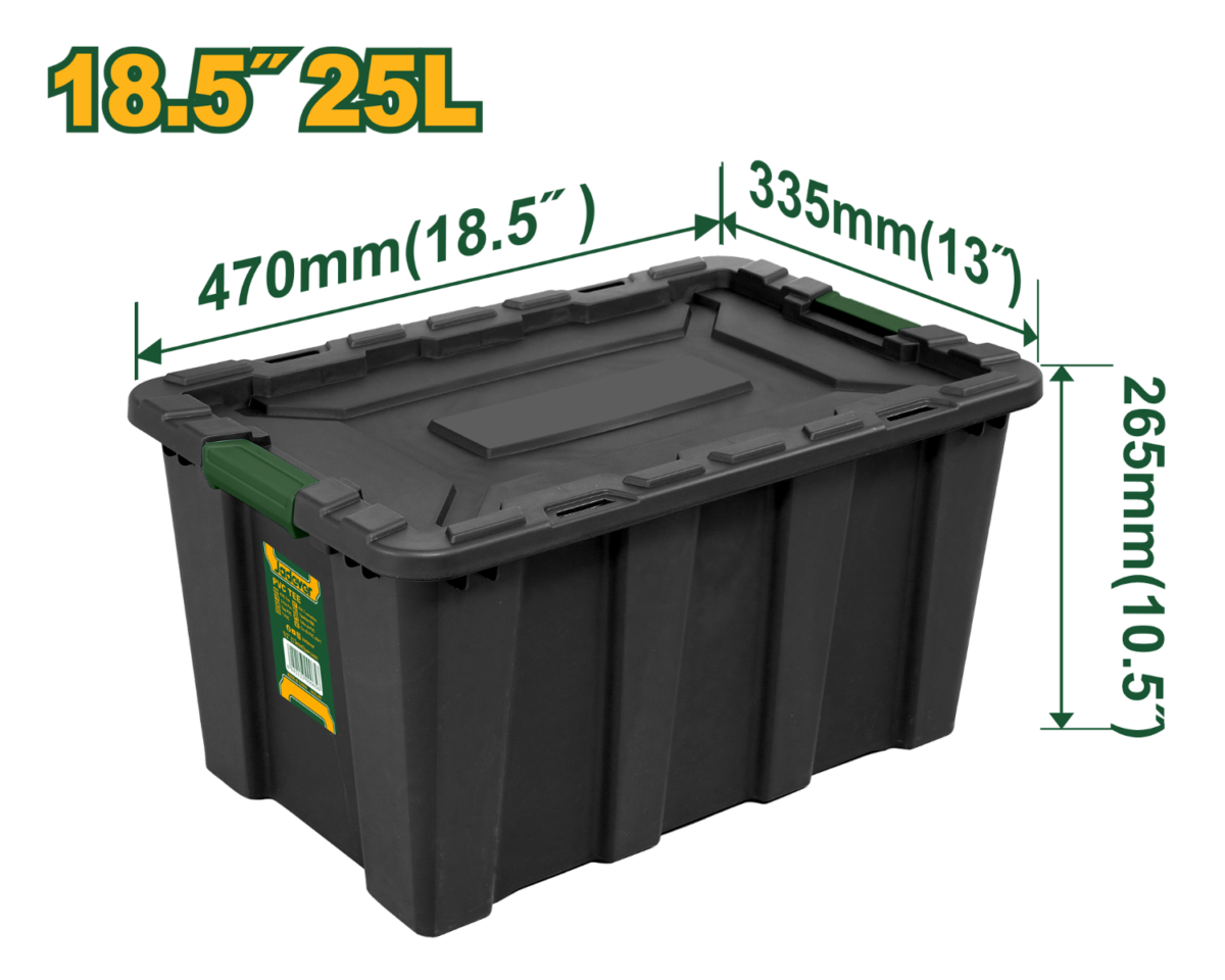 JADEVER Storage Plastic Box Size "18.5 - 25L  JDTB3325