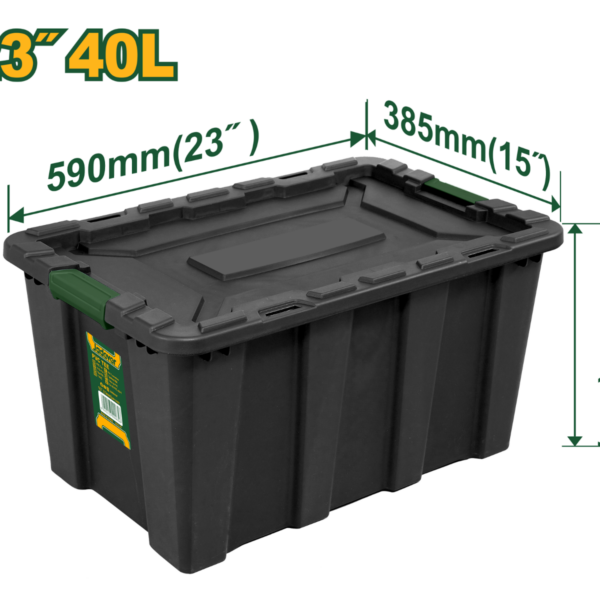 JADEVER Plastic Storage Box Size "23 - 40L JDTB3340