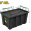 JADEVER Plastic Storage Box Size "23 - 40L JDTB3340