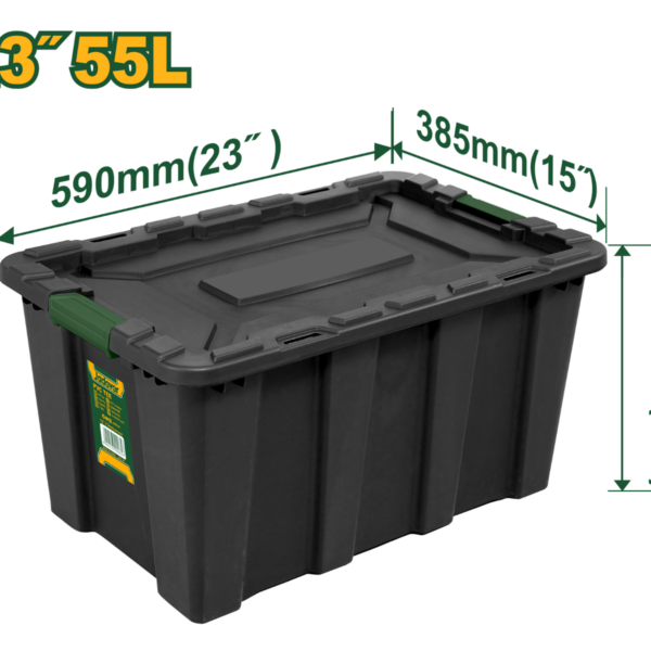 JADEVER Plastic Storage Box Size "23 - 55L JDTB3355