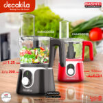 Decakila Cordless Food Processors (KMMG005R)