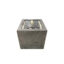 Lighted Square Gray Bubbling Indoor or Outdoor Water Fountain