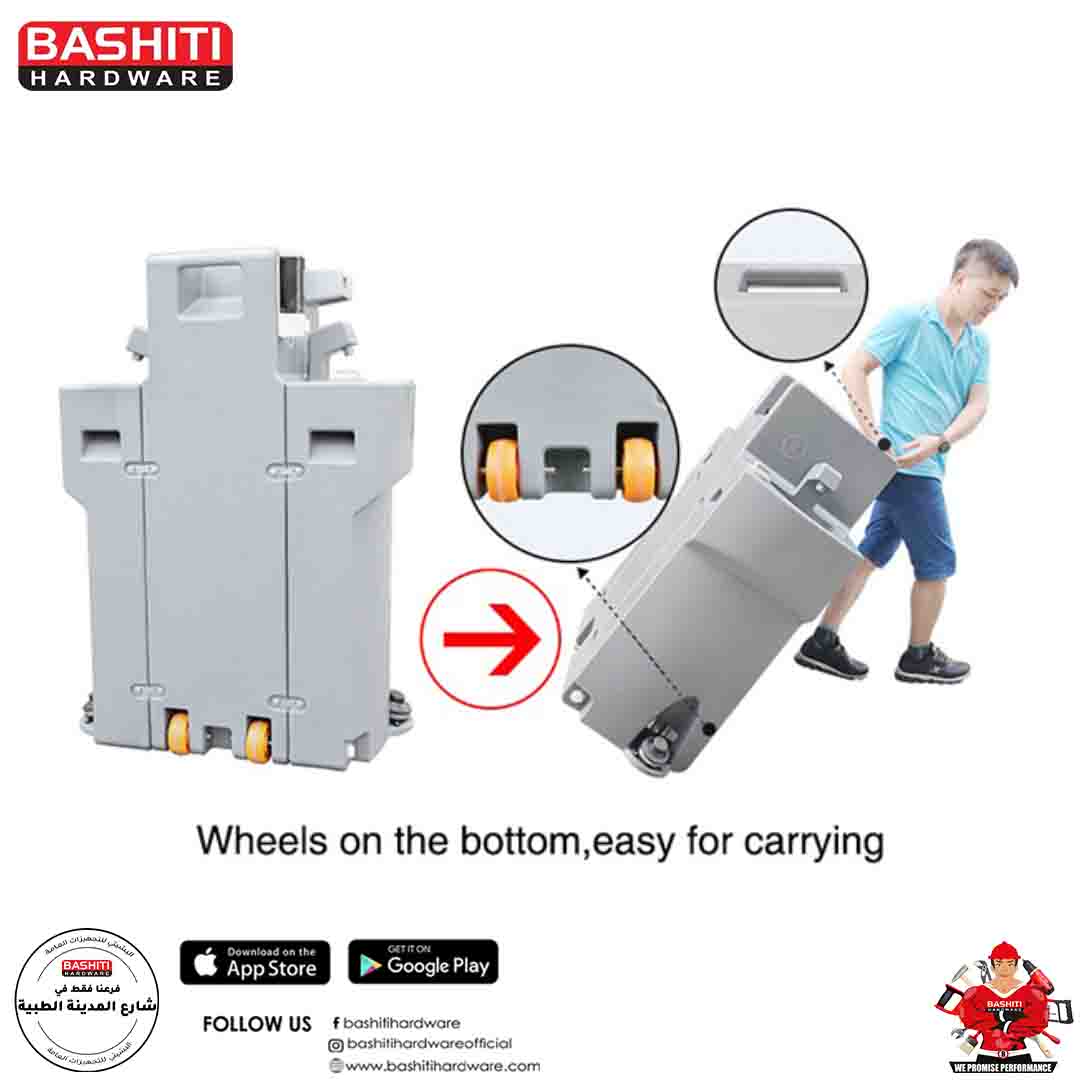 Portable Hand Wash Station No Touch With Wheels 2 Users