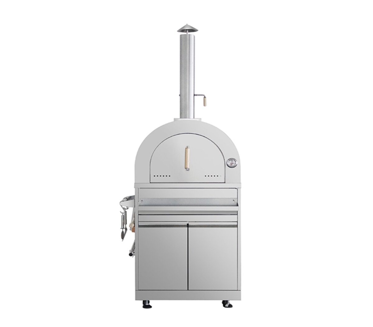 MK07SS304
stainless steel Charcoal wood pizza oven