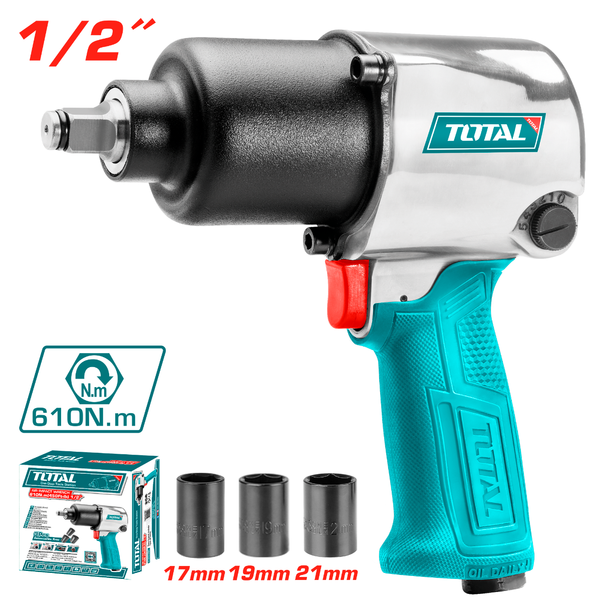 Total Air impact wrench 1/2" (TAT40122)