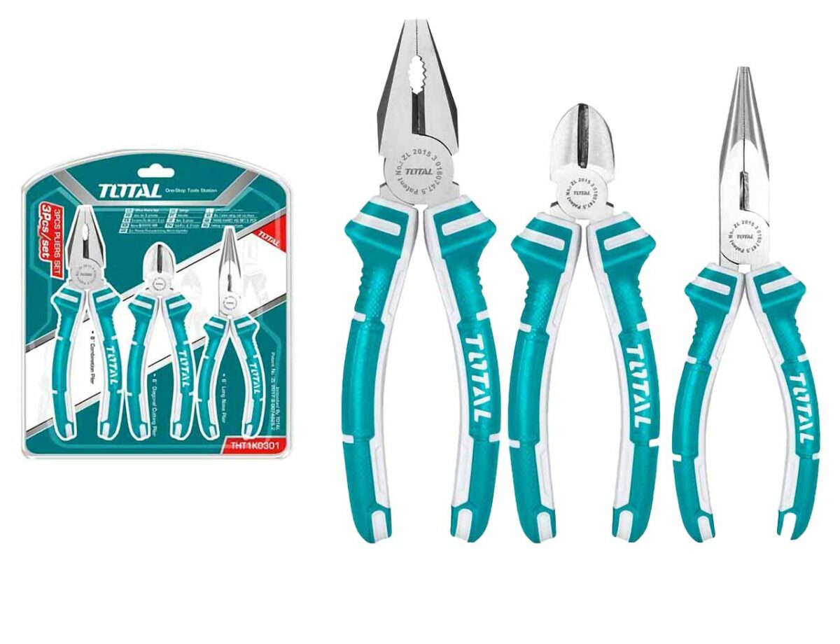 Total 3 Pcs Pliers Set (THT1K0301)