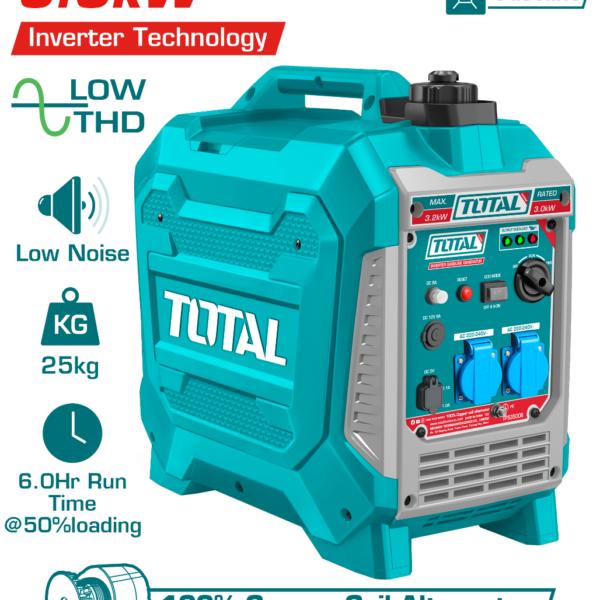 Total Inverter Silent gasoline generator 3.3KW (TP535006)