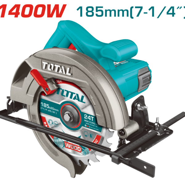 TOTAL Circular saw 1400W 185mm (TS11418526)