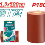 ورق حف 11.5x500سم P180 من توتال (TAC18065)