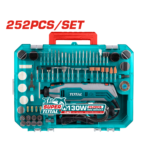 TOTAL Mini Grinder 130W – Variable Speed 10,000–35,000rpm, Flexible Shaft & 251 Accessories (TG5133261)