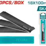 مجموعة شفرات مشرط 10قطع بحجم 18x100ملم من توتال (THTCB181)