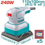 TOTAL Palm Sander 240W | 110mmx100mm (TF2241108)