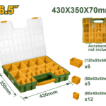 صندوق منظم براغي 16.5إنش | 430×350×70ملم من جادايفر (JDTB1611)