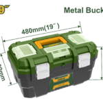 JADEVER Plastic Tool Box 480mm | 19" (JDTB3319)