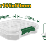 JADEVER Transparent Organizer Small 180x165x50mm (JDTB8341)