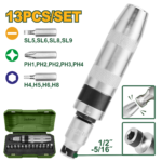 طقم مفك ضرب 13قطعة من جادايفر (JDYM1B13)