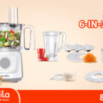 Decakila Food Processor 6-In-1 Set 800W (KEMG023W)