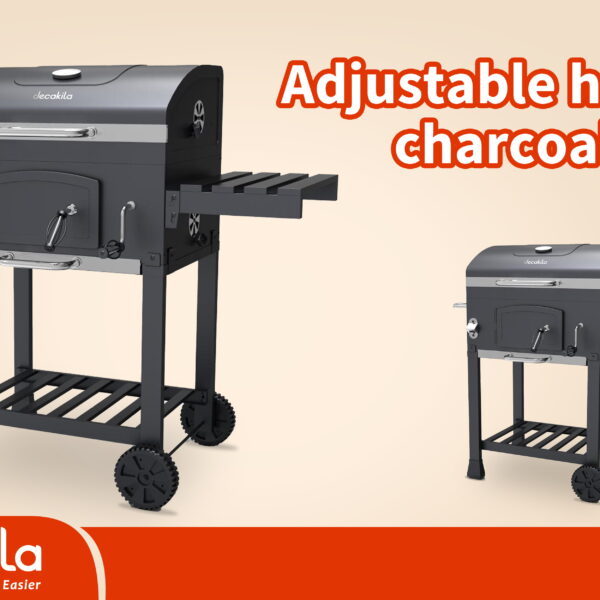 Decakila Charcoal BBQ Grill 24-Inch (KMCC008B)