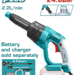 ماكنة غسيل شحن 20فولت | 24.8بار بدون بطارية وشاحن من توتال (TPWLI2008)