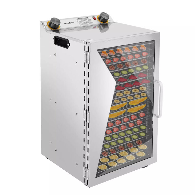 18-Tray Food Dehydrator Machine for Fruit, Meat, Herbs, and More ماكينة تجفيف الطعام بـ18 صينية لتجفيف الفواكه، اللحوم، الأعشاب والمزيد