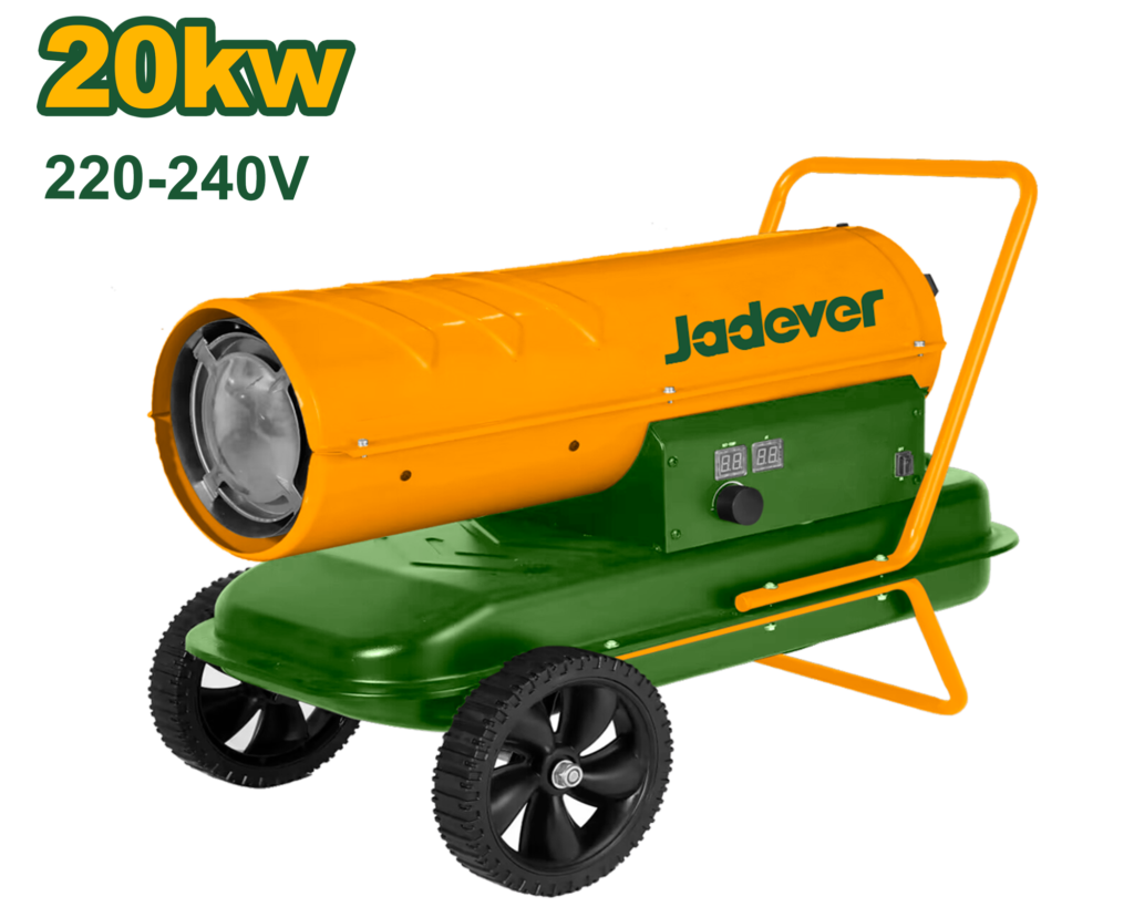 JADEVER Diesel/Kerosene Heater 20KW | 17,200 kcal/h (JDHTS1A20) صوبة ديزل/كيروسين 20 كيلو واط | 17,200 كيلو كالوري/ساعة من جادايفر (JDHTS1A20)