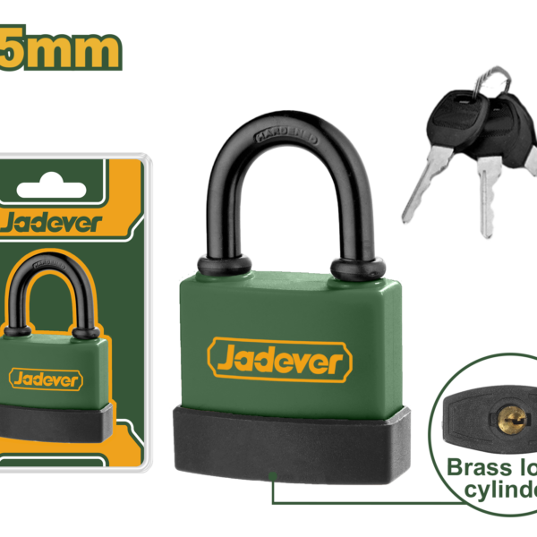 JADEVER Weatherproof Iron Padlock 55mm (JDPD9455)