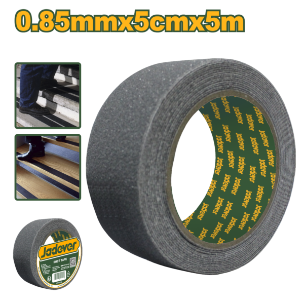 JADEVER PVC Anti-Slip Tape | 0.85mm x 5cm x 5m (JDPN3152) شريط PVC مضاد للانزلاق 0.85 مم × 5 سم × 5 م من جادايفر (JDPN3152)