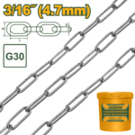 JADEVER Medium Link Welded Chain 50m (JDTLT1B05) سلسلة روابط متوسطة ملحومة 50 متر من جادايفر (JDTLT1B05)