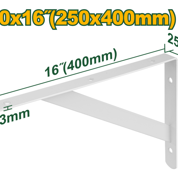 JADEVER Heavy Duty Shelf Bracket 40x25cm (JDZJ3340) حمالة رفوف ثقيلة 40x25 سم من جادايفر (JDZJ3340)