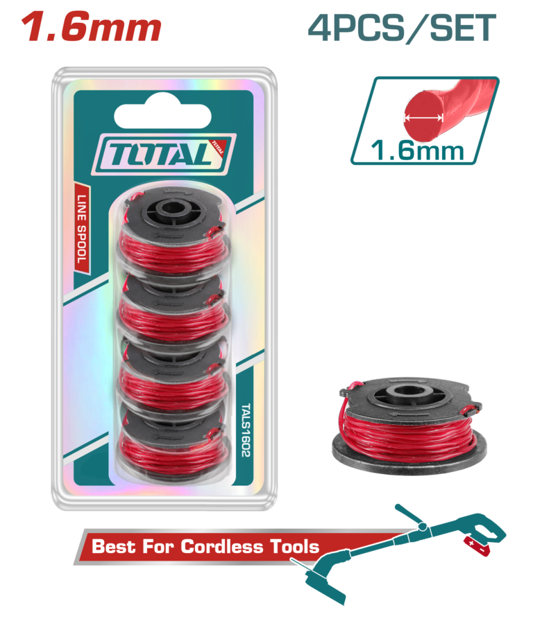 TOTAL 4PCs Line Spool Set 1.6mm (TALS1602)