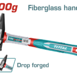TOTAL Machinist Hammer with Fiberglass Handle 300g (THMH62300)