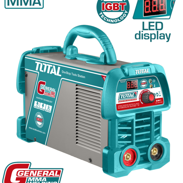 TOTAL Inverter MMA Welding Machine 160A (TW216059) ماكينة لحام MMA انفرتر 160 أمبير من توتال (TW216059)