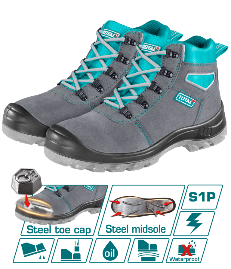 TOTAL Chamois Safety Boots | S1P Steel Toe & Anti-Static (TSP201S1P)