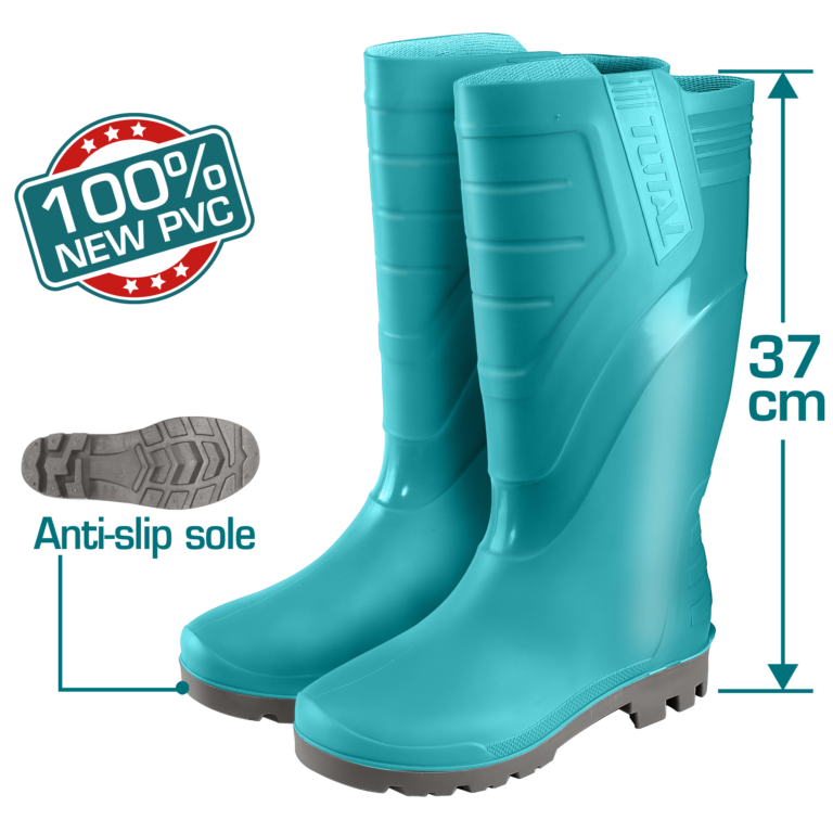 TOTAL Waterproof PVC Rain Boots | Chemical Resistant (TSP302L)