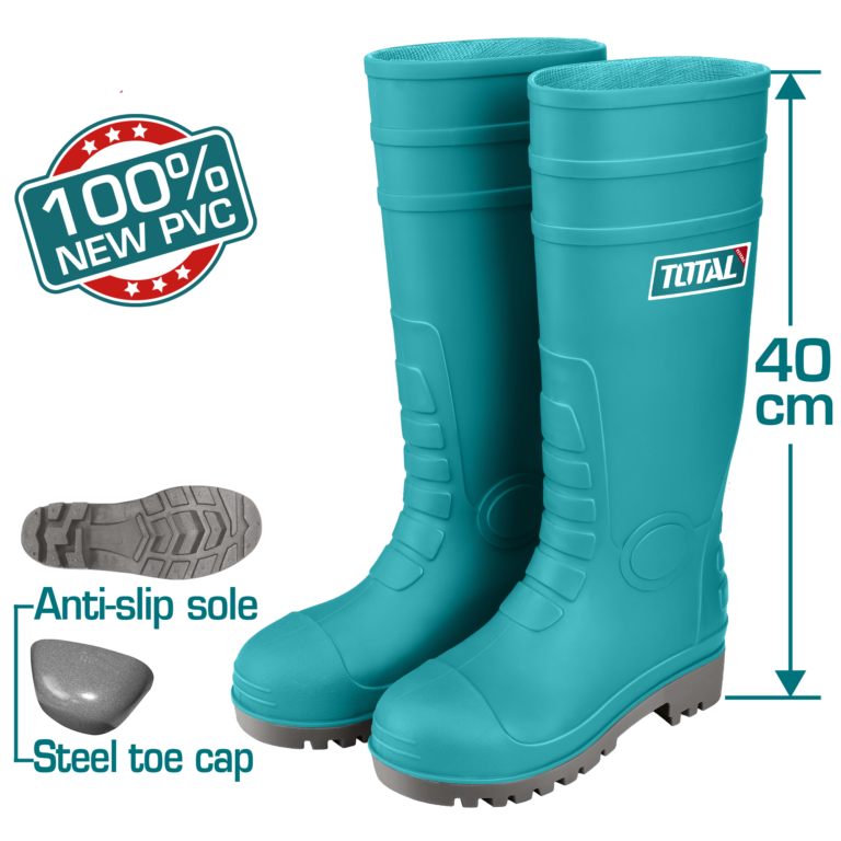 TOTAL PVC Safety Boots | Steel Toe & Waterproof (TSP302SB)