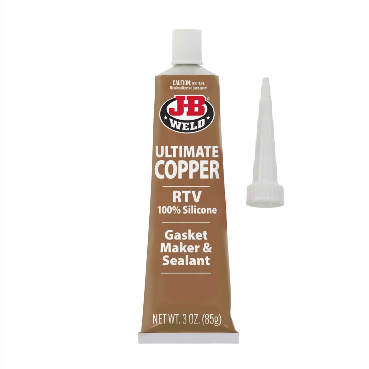 J-B Weld Ultimate Copper Gasket Maker & Sealant 85g | High Heat & Oil Resistant