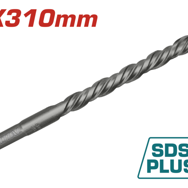 TOTAL SDS Plus Hammer Drill Bit 14×310mm (TAC311404C)