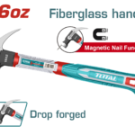 شاكوش خلع 450 غم | 16 إنش – مع حامل مسمار مغناطيسي من توتال (THCH61016)