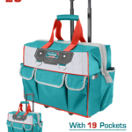 شنطة عدة بعجلات 20 إنش – صلبة ومتنقلة بمقبض سحب من توتال (THRRTB2012)