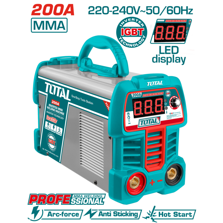 TOTAL Inverter MMA Welding Machine 200A (TW220069)