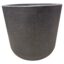 Classic Round Planter – Coal Black