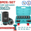 TOTAL 8 Pcs 3/4" Deep Impact Socket Set – Cr-Mo, 90mm Length (THKISD34082L)