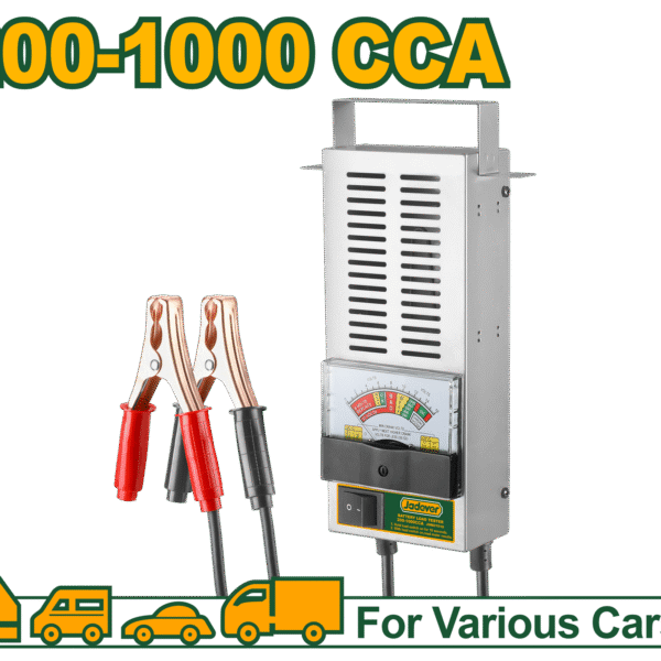 جهاز فحص بطارية – 6/12 فولت، تيار 100 أمبير، مدى 200–1000 CCA، شاشة تناظرية من جادايفر (JDBD1510)