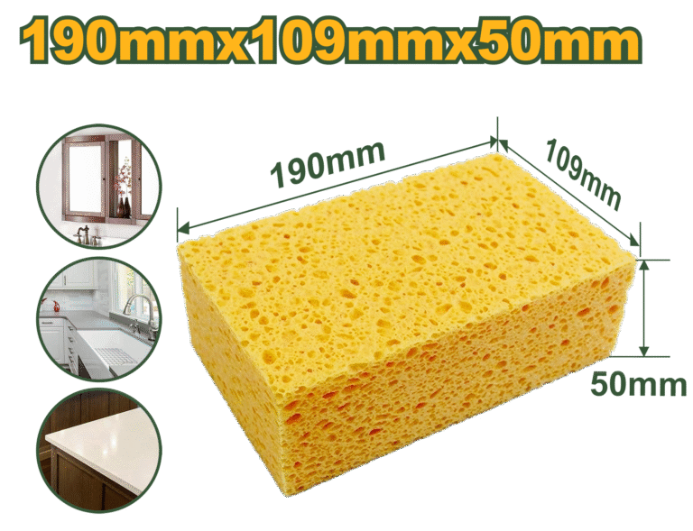 JADEVER Grout Sponge 190×109×50mm – High Absorption, Multi-Surface, Cleaning & Grouting (JDGSP1901)
