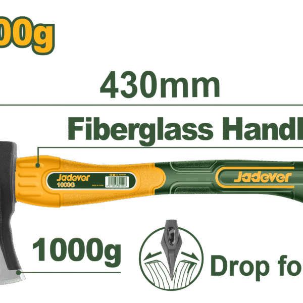 JADEVER Drop-Forged Axe with Fiberglass Handle (JDHM6321)