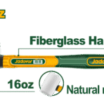 شاكوش مطاطي 450 غم | 16 أونصة – رأس ناعم، مقبض فيبر جلاس من جادايفر (JDHM7304)