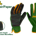 كفوف ميكانيكي XL – راحة مبطنة ولمس شاشة، قبضة مايكروفايبر، زوج واحد من جادايفر (JDMG1E02)